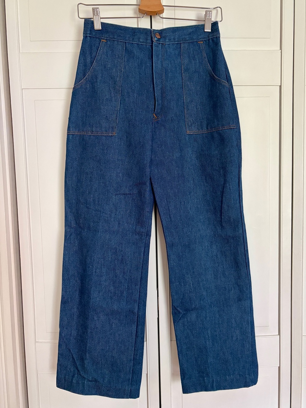 Vintage Sears Dark Blue Wide Leg Women's Jeans